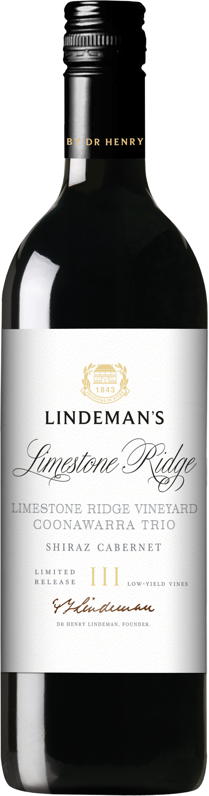 Lindeman's Coonawarra Trio Limestone Ridge Vineyard Shiraz Cabernet 2021 Coonawarra